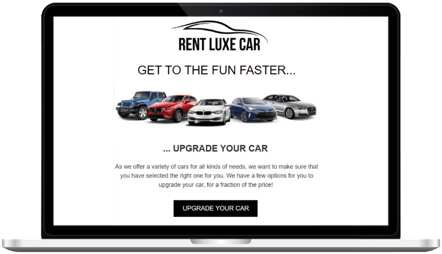 Upselling for Car Rentals￼