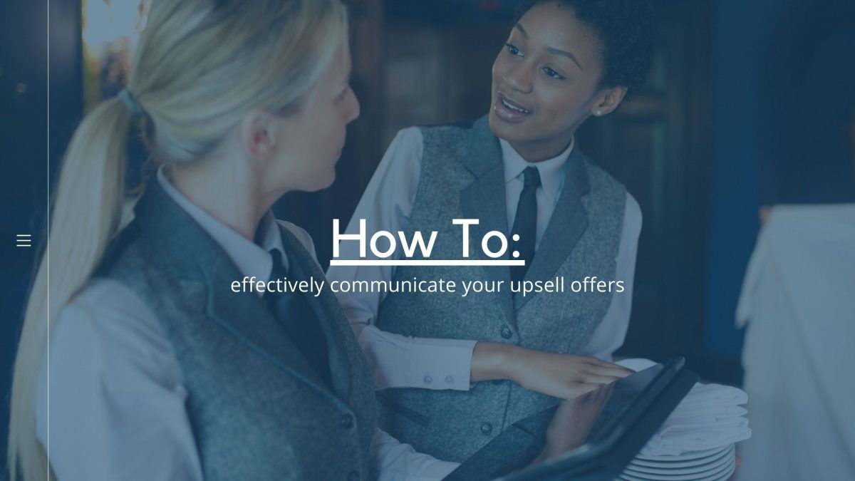 How to effectively communicate your upsell offers