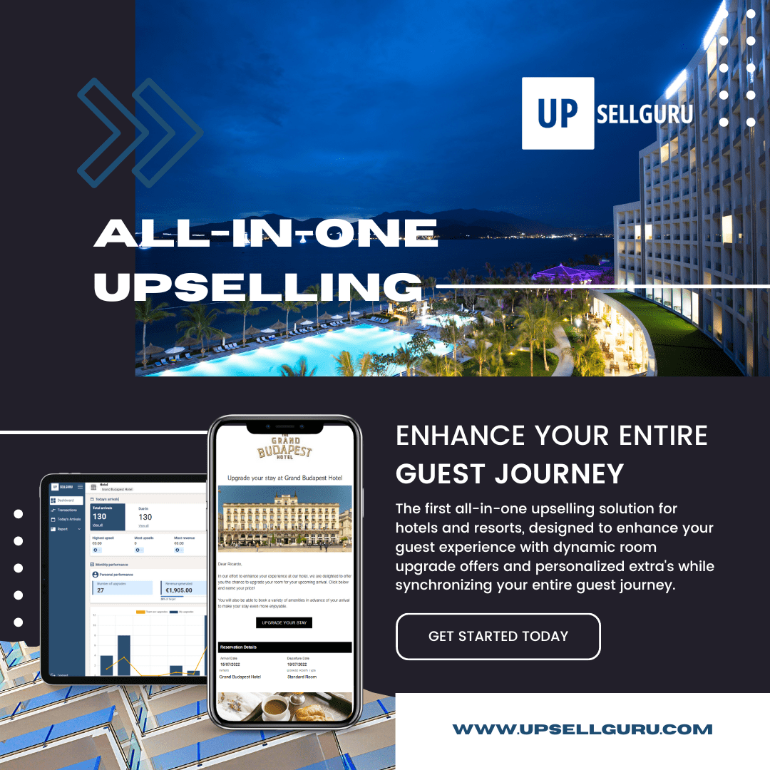 All In One Upselling for Hotels and Resorts F&B Upselling