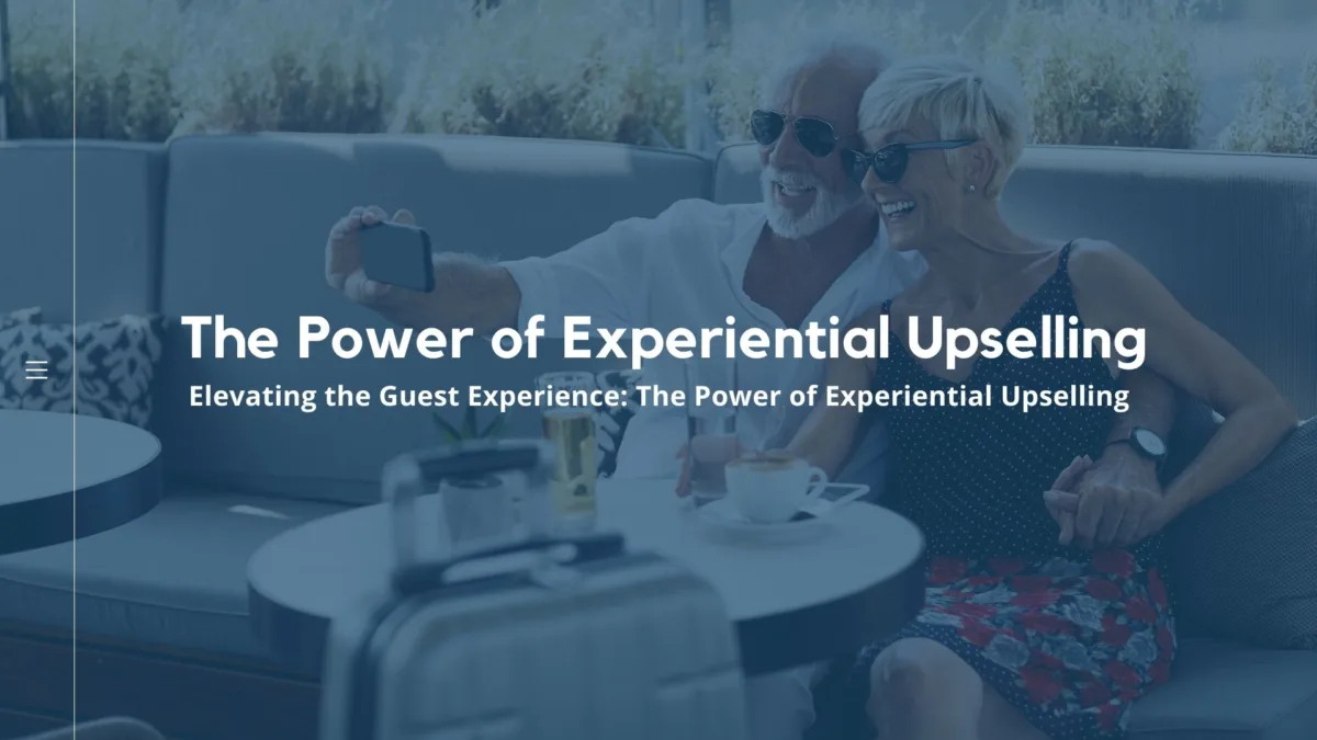 Experiential hotel upselling